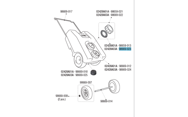 Fiamma Dichtung für Roll-Tank 23 F