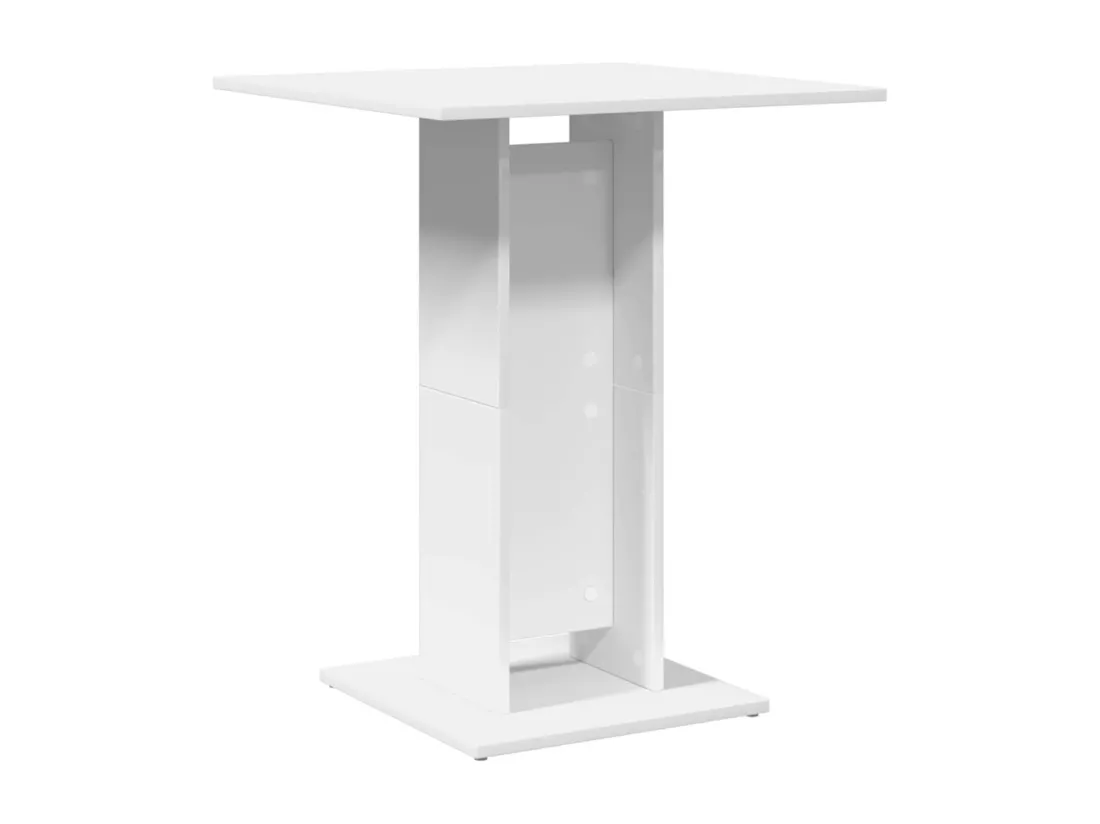 Table de bistro Blanc 60x60x75 cm Aggloméré