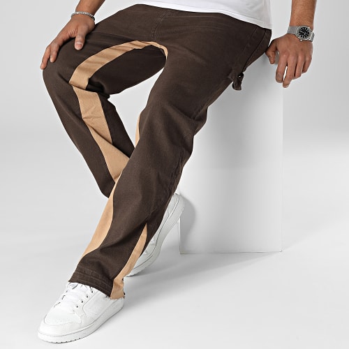 Jean Regular Marron Beige