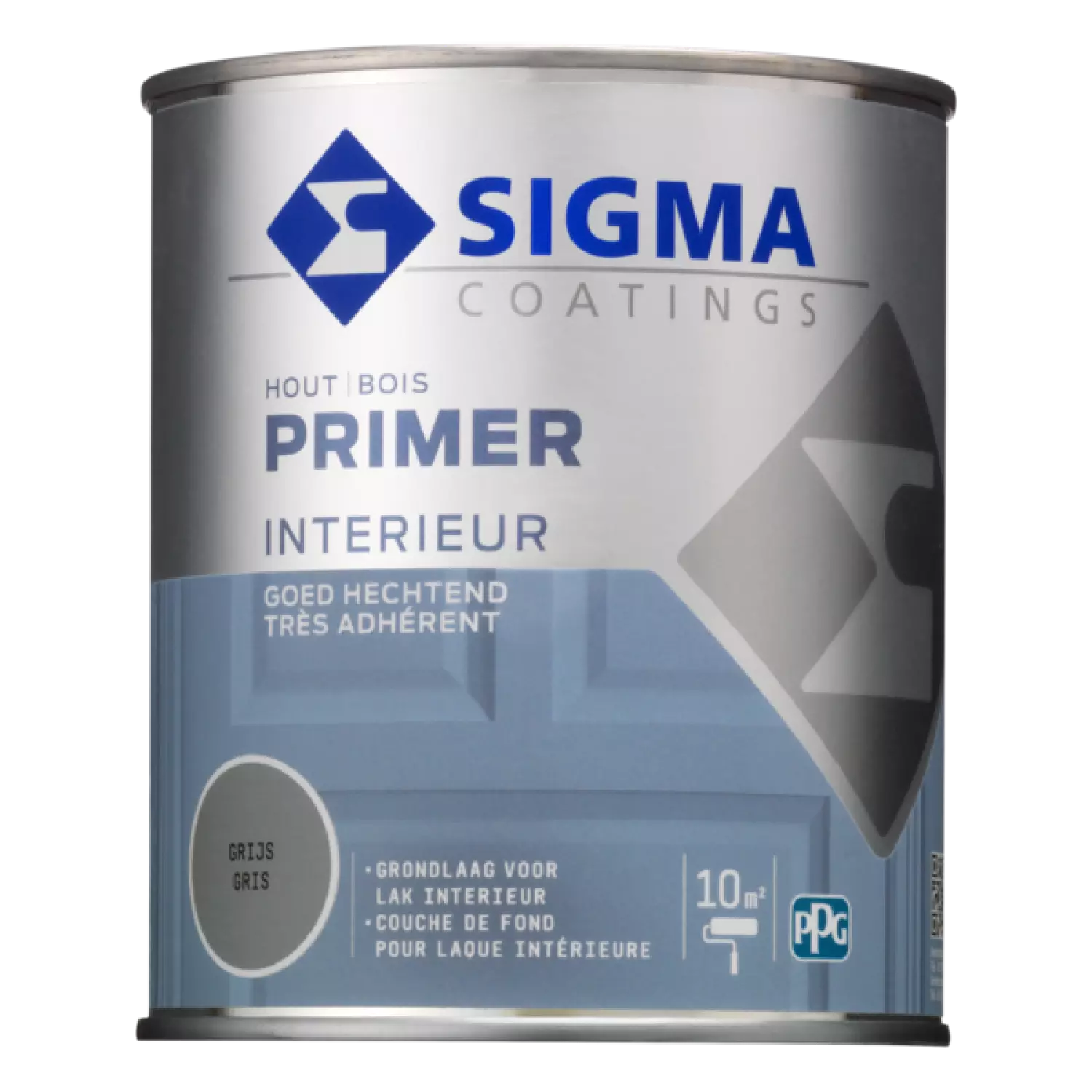 Sigma Houtprimer interieur - Grijs - 0.75L