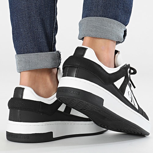 Baskets Femme Cupsole Low Mix 1301 Black Bright White