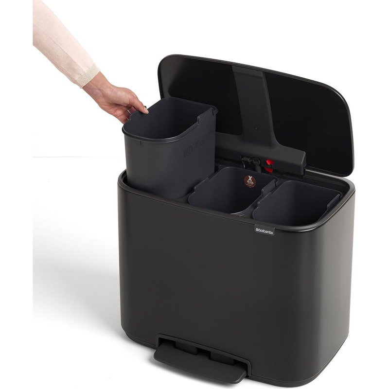 Poubelle à pédale BO 3x11L