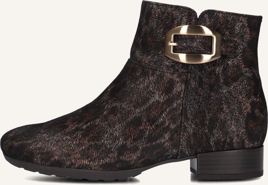 Gabor 714.1 Enkellaarsjes Enkelboots met rits Dames Bruin