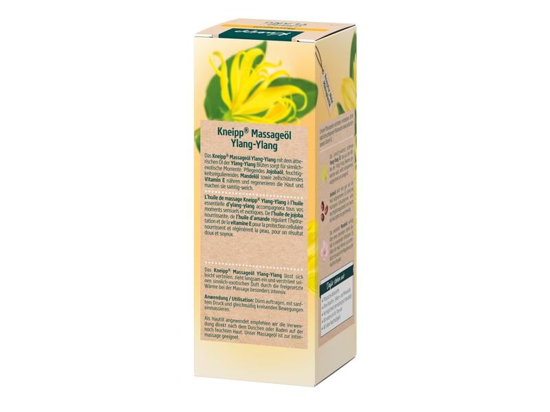 Kneipp Massageöl Ylang-Ylang 100 ml Natürliches Massage- und Pflegeöl für sinnlich-exotische Momente