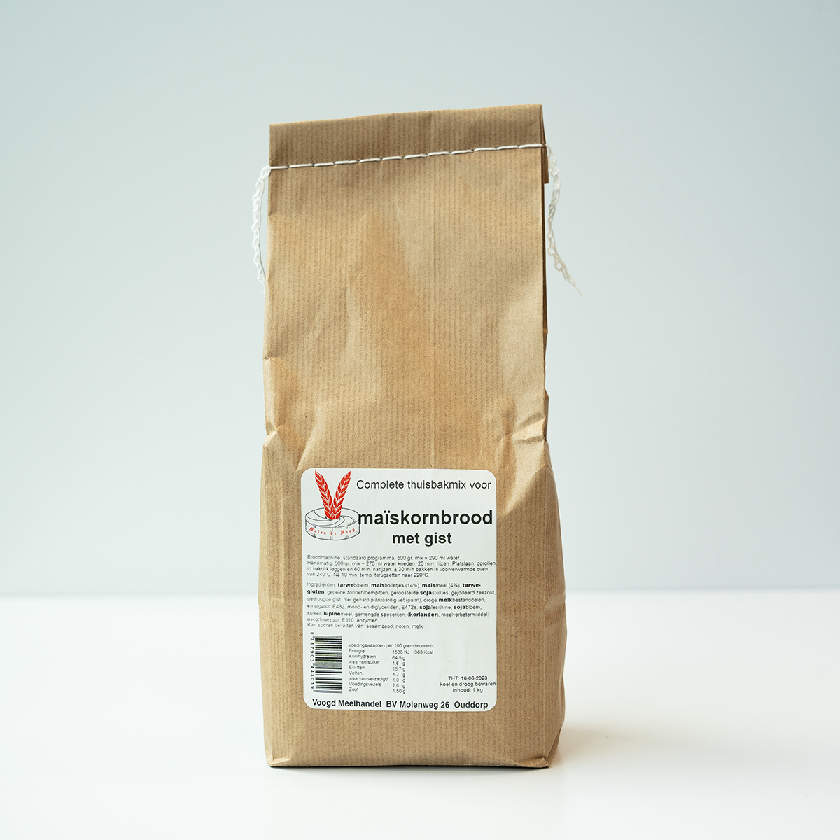 Maiskornbrood met gist 1000 gram