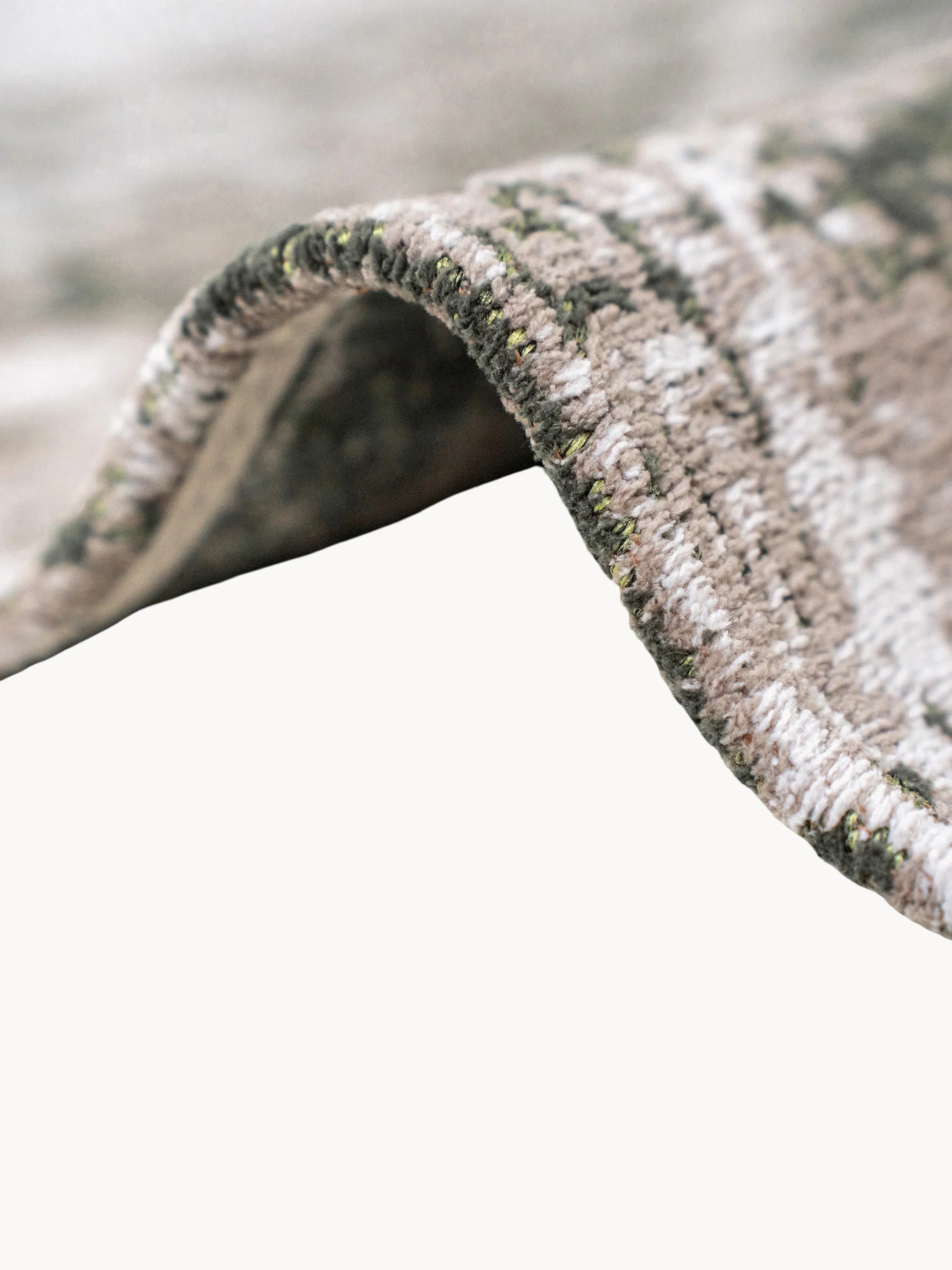 Wasbaar rond jacquard indoor & outdoor vloerkleed Griff