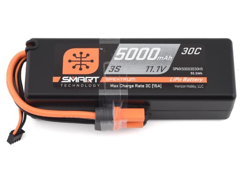 Spektrum RC-Akku LiPo 5000 mAh 11.1 V 30C HC Smart 3S LiPo-Akku für Fahrzeuge