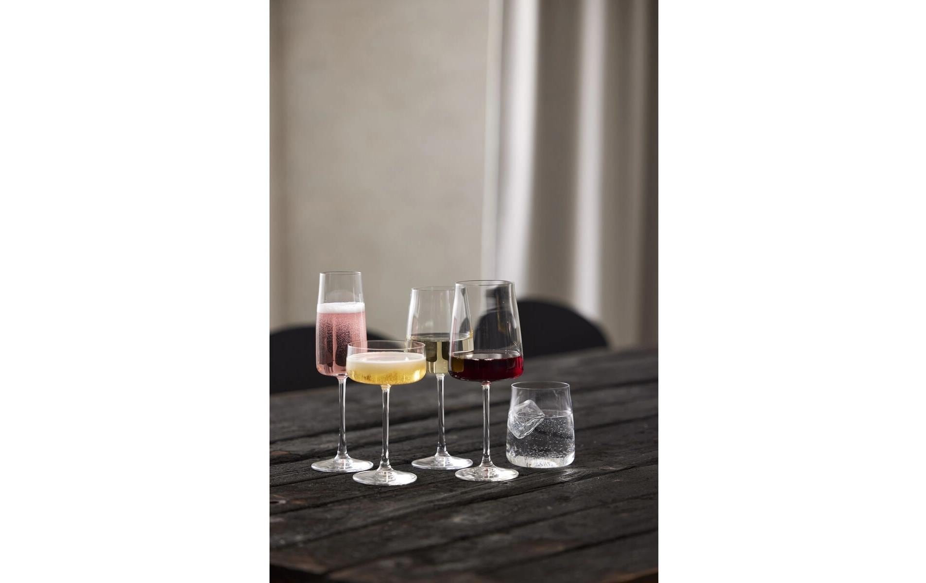 Champagnerglas Zero 4 Stück, 26 clChampagnerschale aus ultraklarem Kristallglas