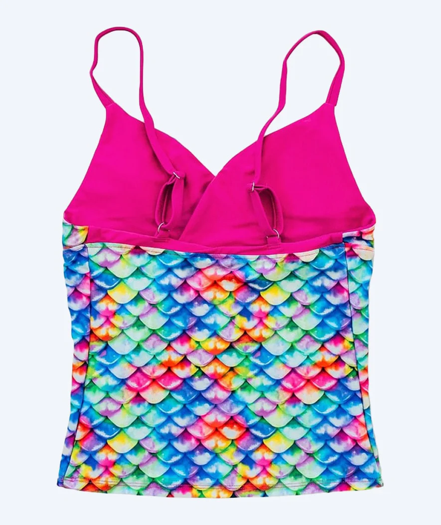 Fin Fun tankini top til piger - Rainbow Reef