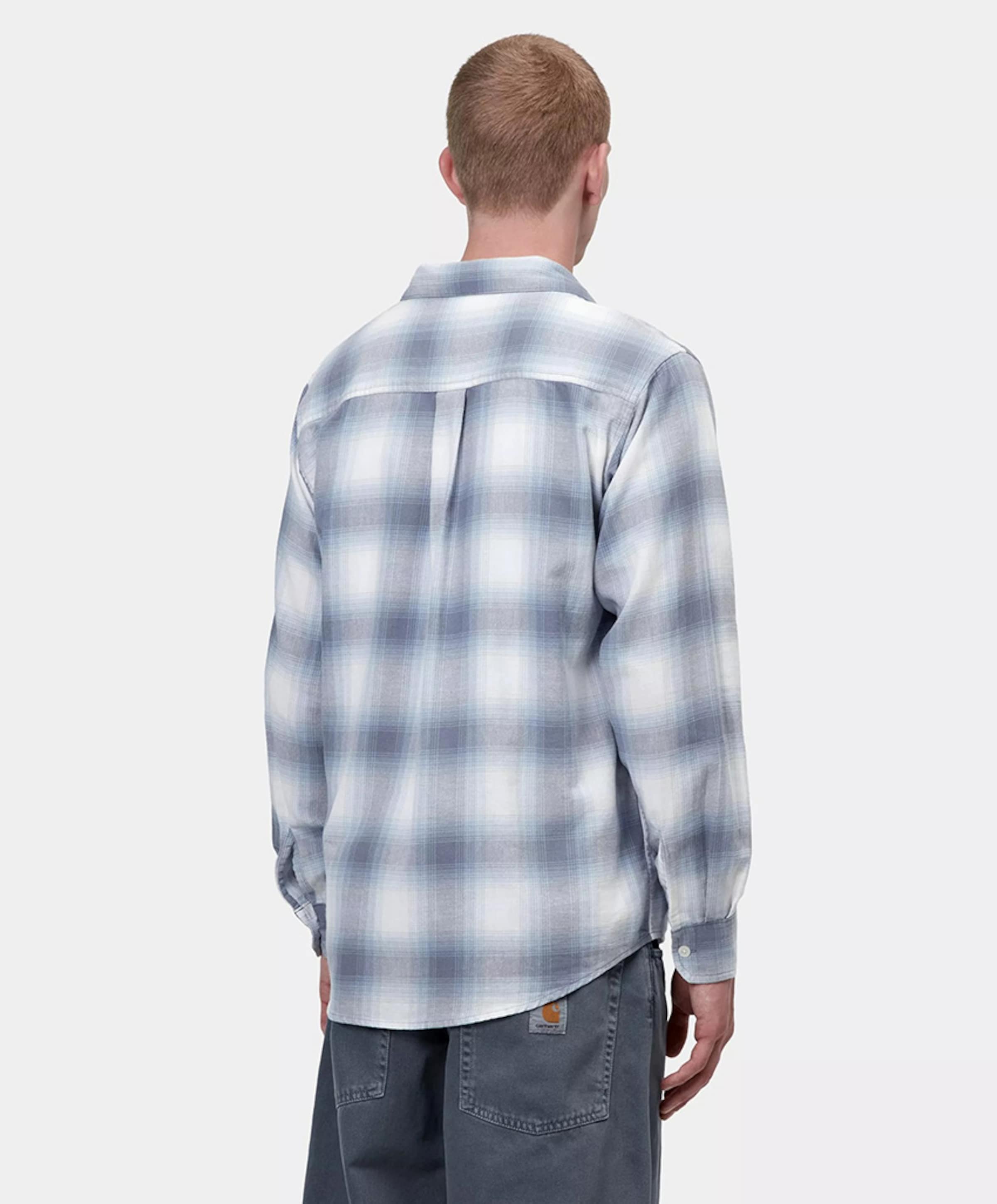 Carhartt WIP Heren overhemd lange mouw blauw
