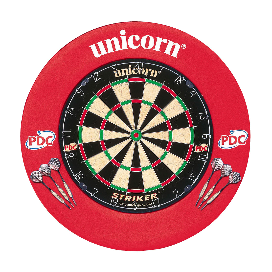 Unicorn Dartscheibe Striker mit Surround
