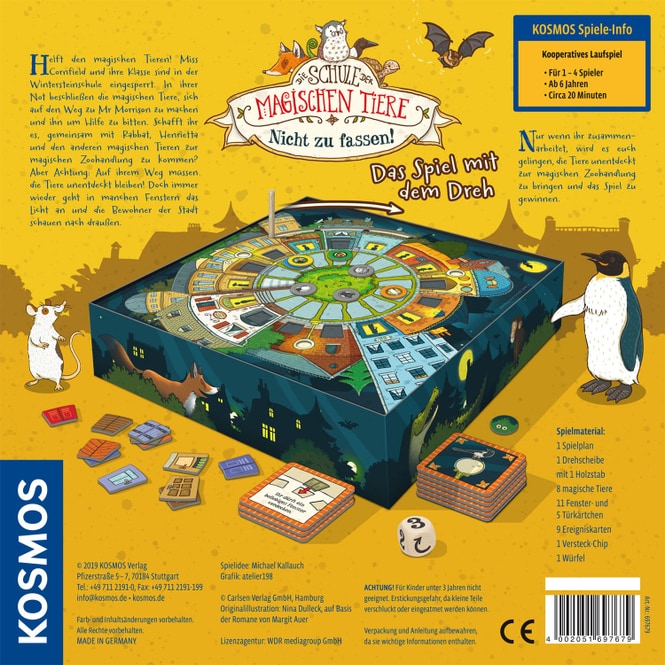 Schule der magischen Tiere - Nicht zu fassen! - Brettspiel