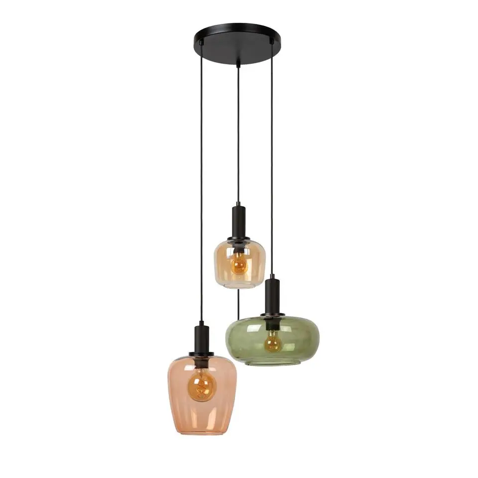 Lucide ILONA Hanglamp - Zwart