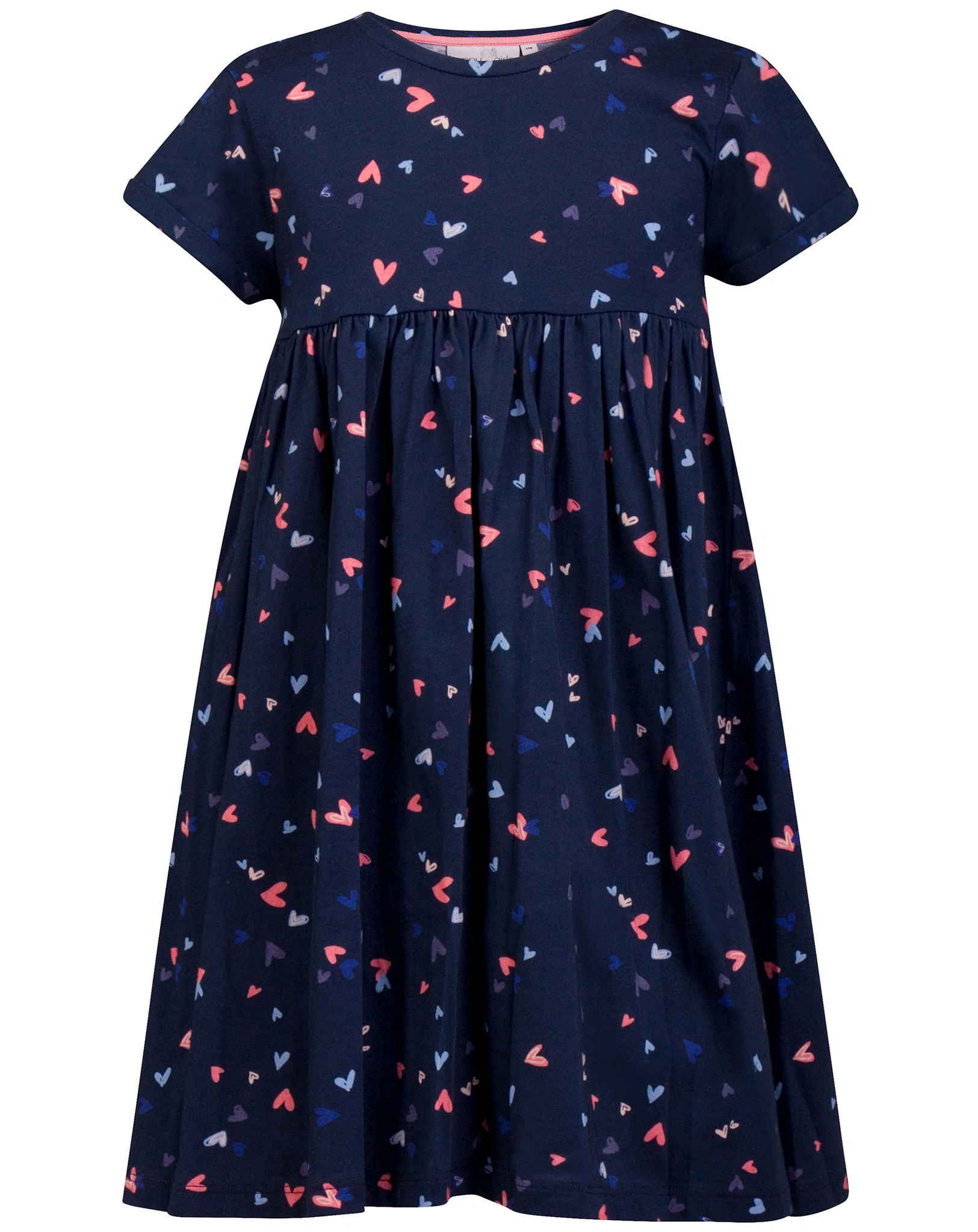 Kurzarmkleid HEARTS in navy