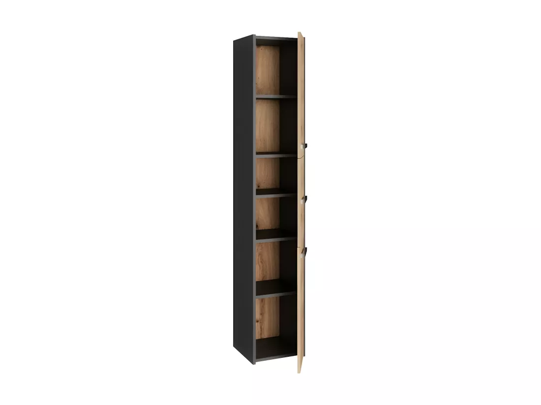 VERONA - Armoire de salle de bains - 170x30x30 cm - Meuble colonne de rangement SDB