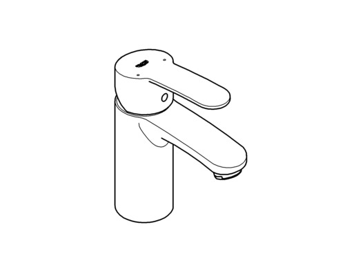 GROHE EUROSTYLE COSMOPOLITAN wastafelmengkraan, chroom 3246820E