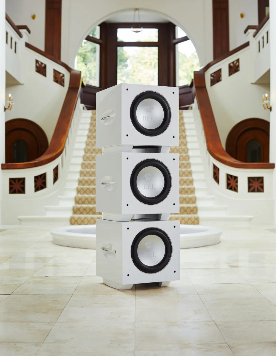 REL S812 Blanc Caissons de basses