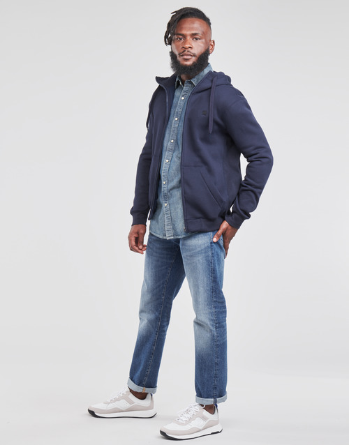 G-Star Raw - PREMIUM BASIC HOODED ZIP SWEATER - Marine