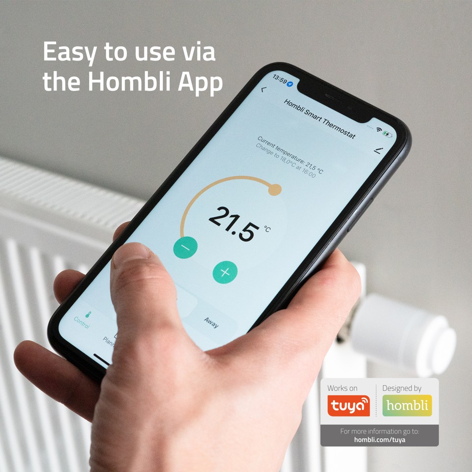 Hombli - Smart Radiator Termostat Udvidelsespakke (2+1)