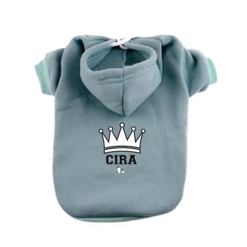 Moletom Corona Azul Claro para Cães