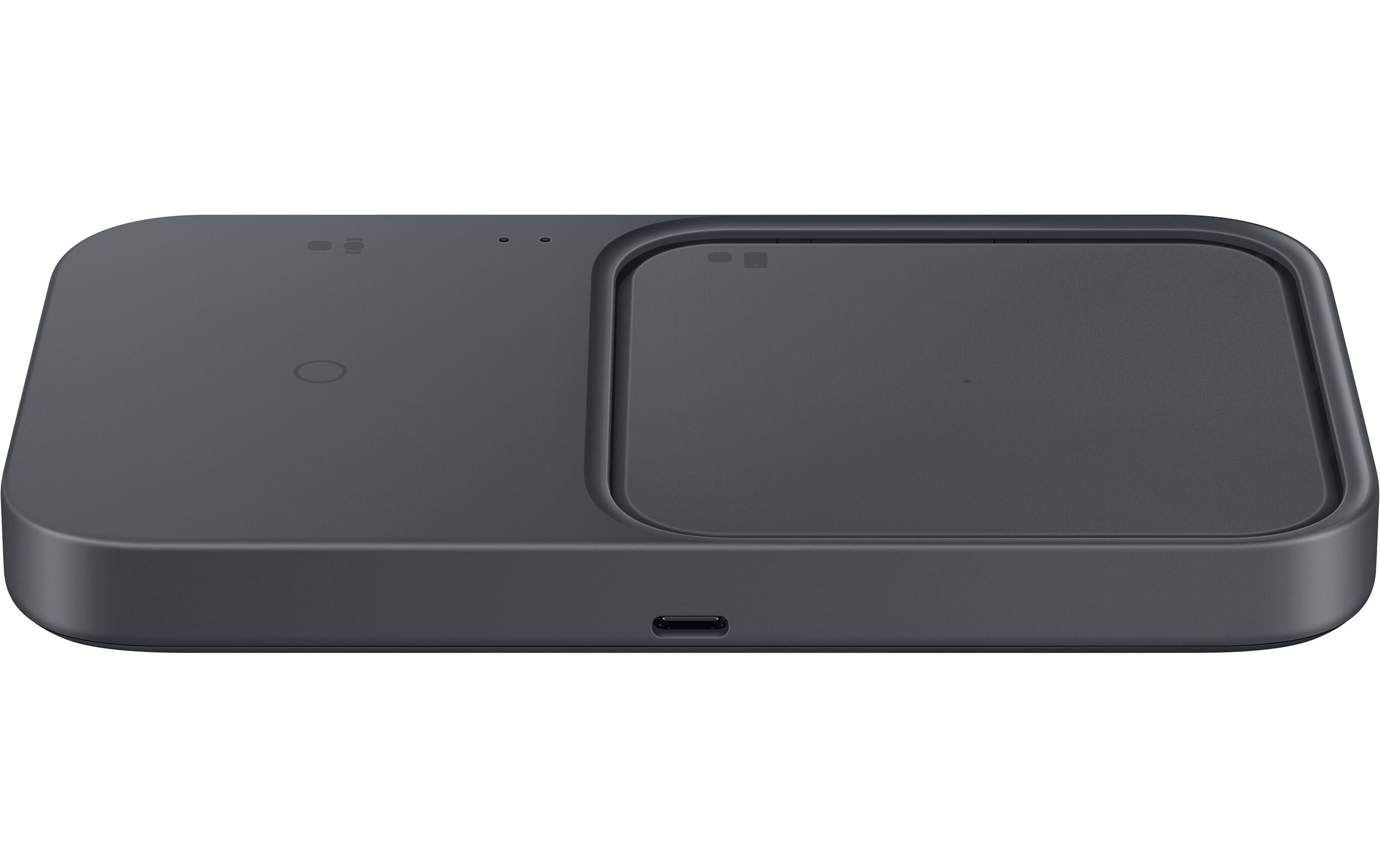Wireless Charger Pad Duo EP-P5400 SchwarzInduktives Ladepad für kompatible Smartphones, Galaxy Watch und Galaxy Buds
