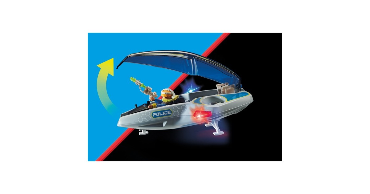 PLAYMOBILGalaxy Police - Galaxy politie glider Constructiespeelgoed  (70019)