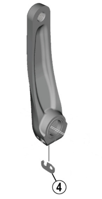 Shimano Låsestift Hollowtech II Pedalarme