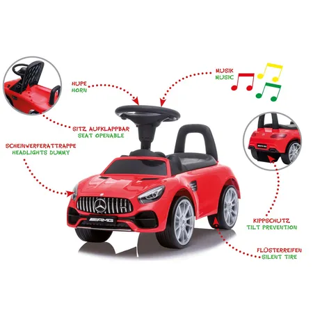 Jamara - Rutscher Mercedes-Benz AMG GT, rot