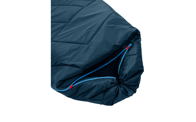 Vaude Navajo 500 II Kunstfaserschlafsack baltic sea 220 x 78 cm