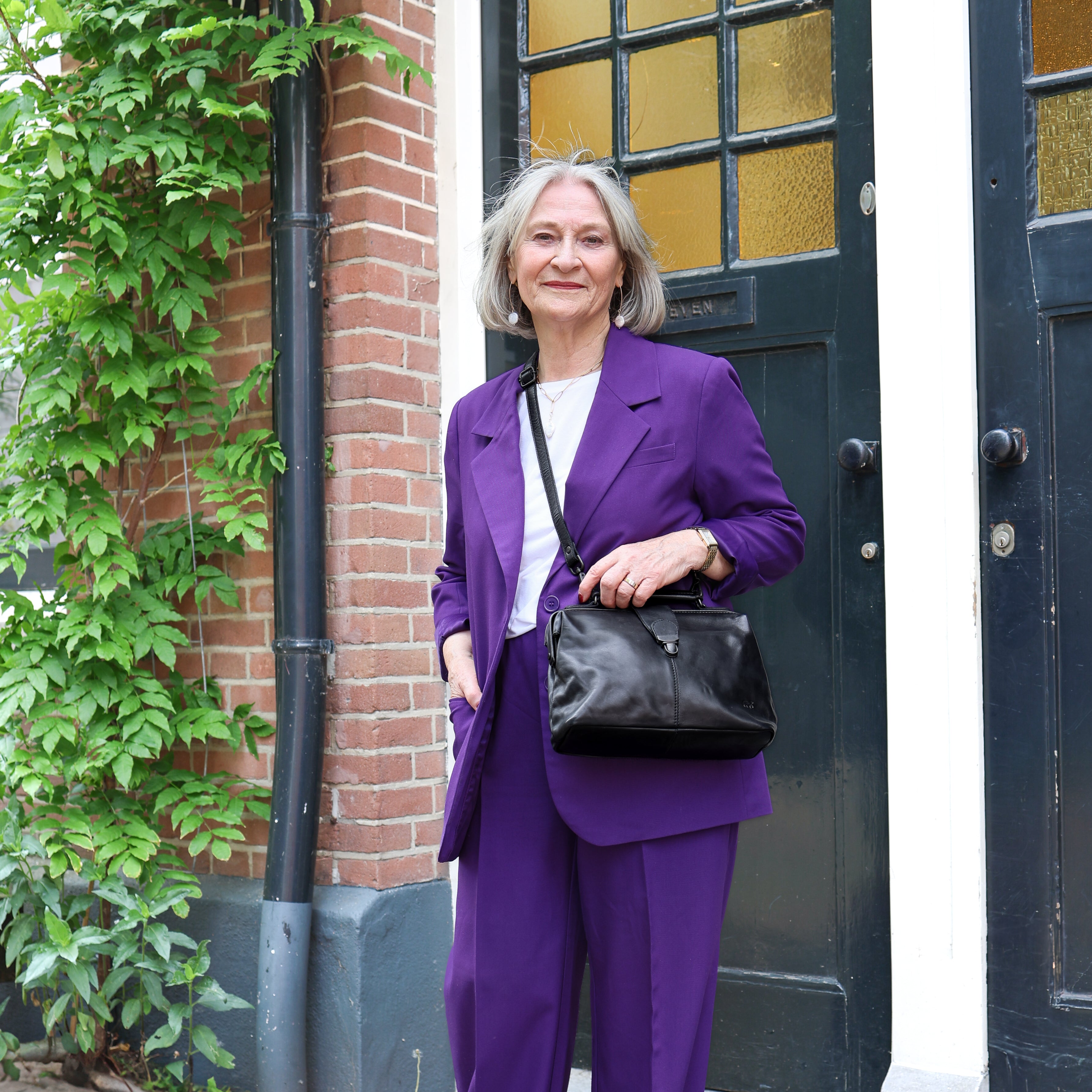 Dokterstasje 'Julia' L zwart Zwart