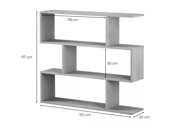Étagère avec 3 niveaux L110 cm - Athena