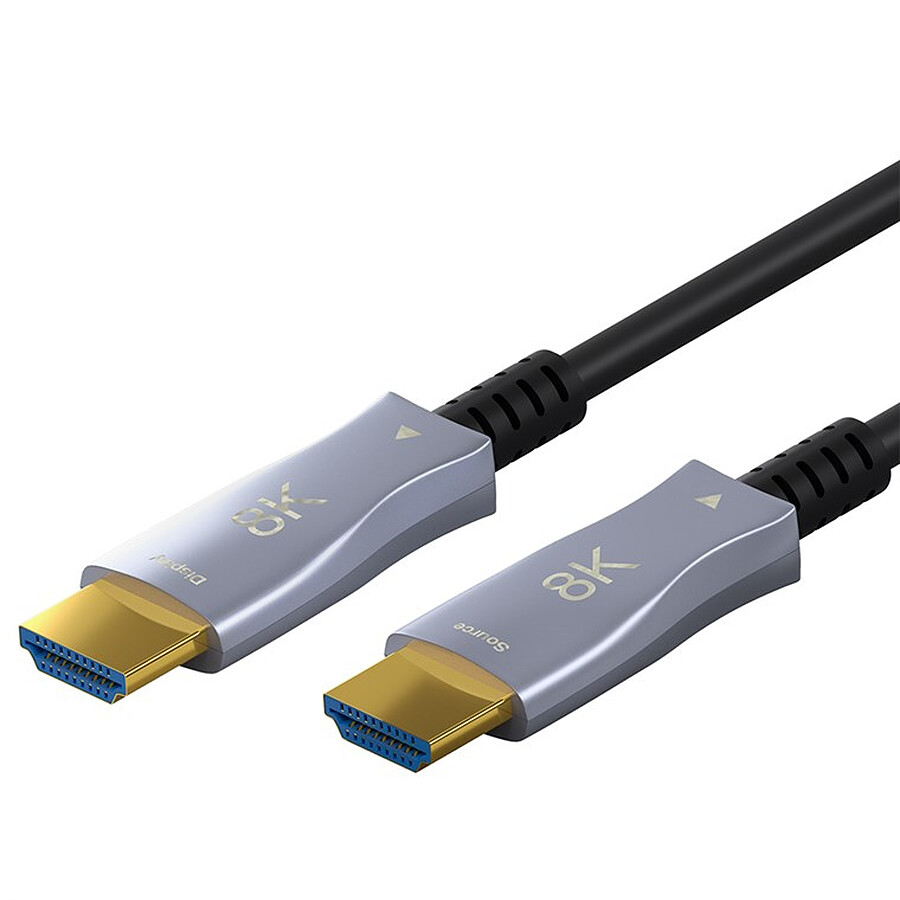Goobay Optical Hybrid HDMI 2.1 Cable with Ethernet - 10 m