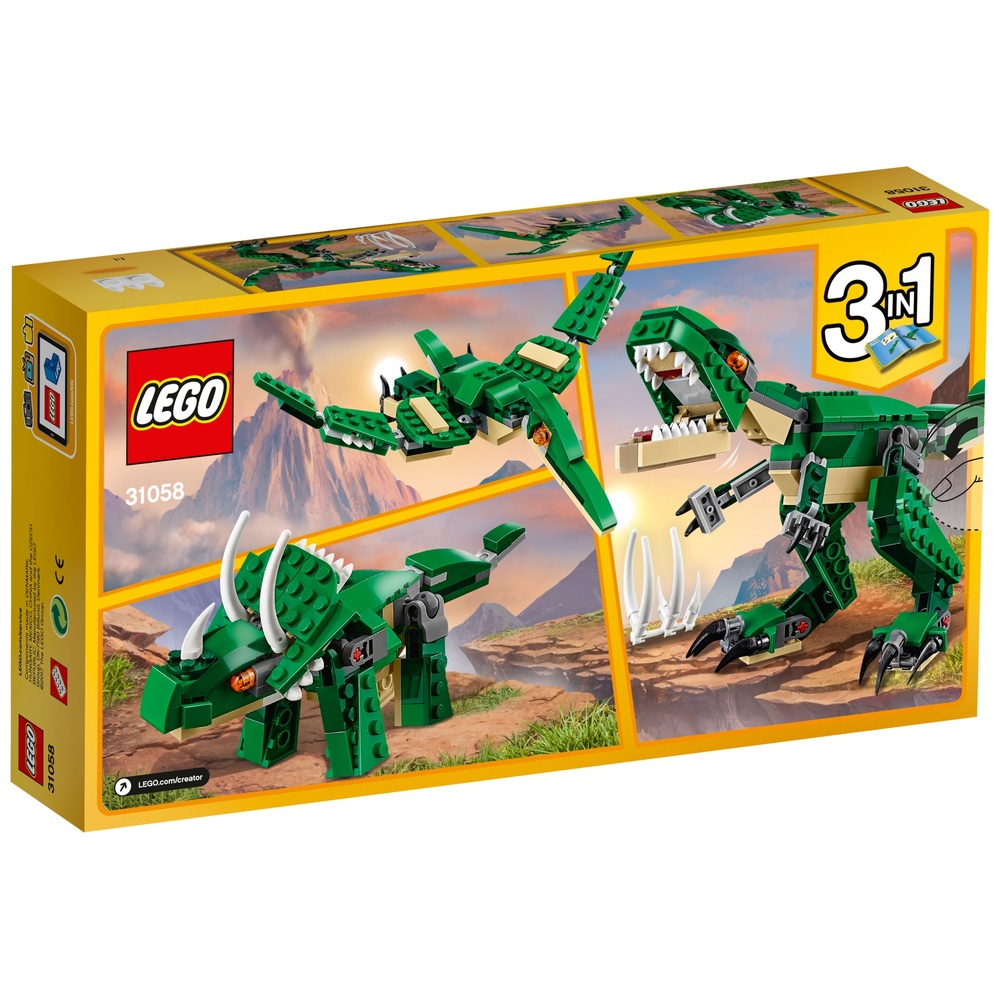 LEGO Creator 31058 3-in-1 Mächtige Dinosaurier Modellbausatz