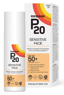 Riemann P20 Zonnebrand Sensitive Face SPF50  50GR