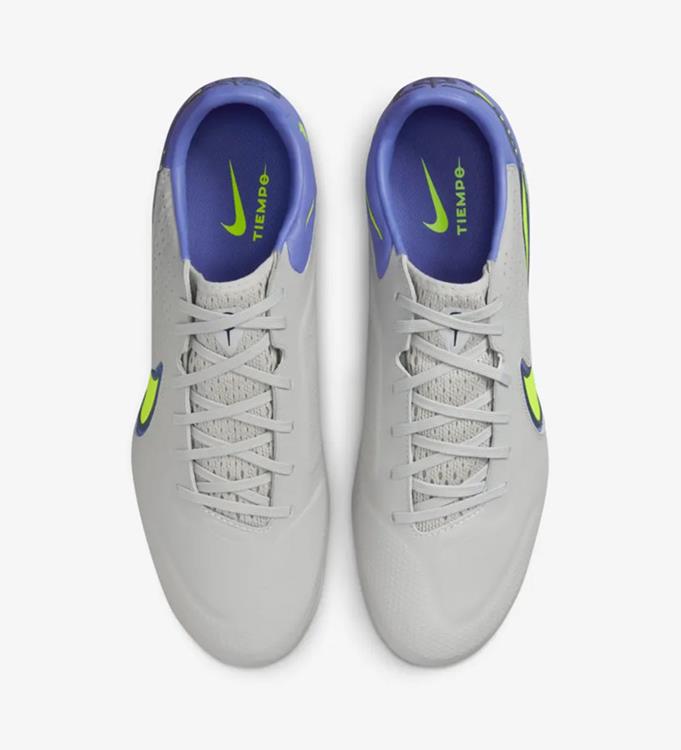 NIKE TIEMPO LEGEND 9 PRO FG FIRM-GR GREY-FOG-VOLT-SAPPHIRE