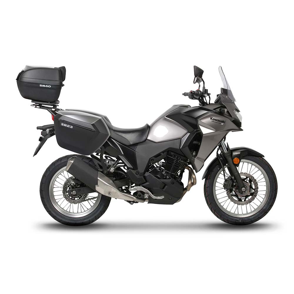 Shad - Valises latérales SH23 Alu Look Noir / Aluminium