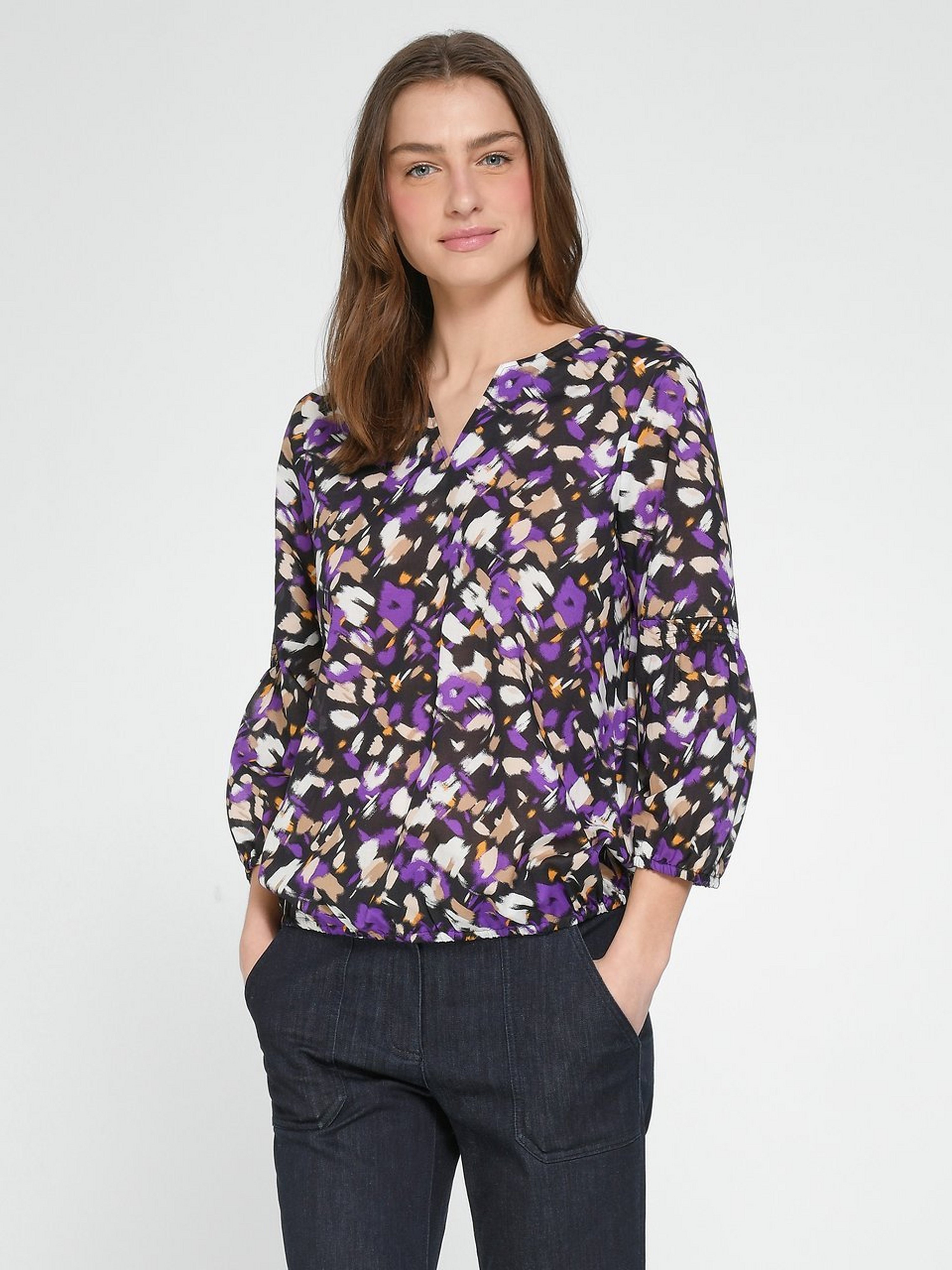 Bluse mit 3/4-Arm