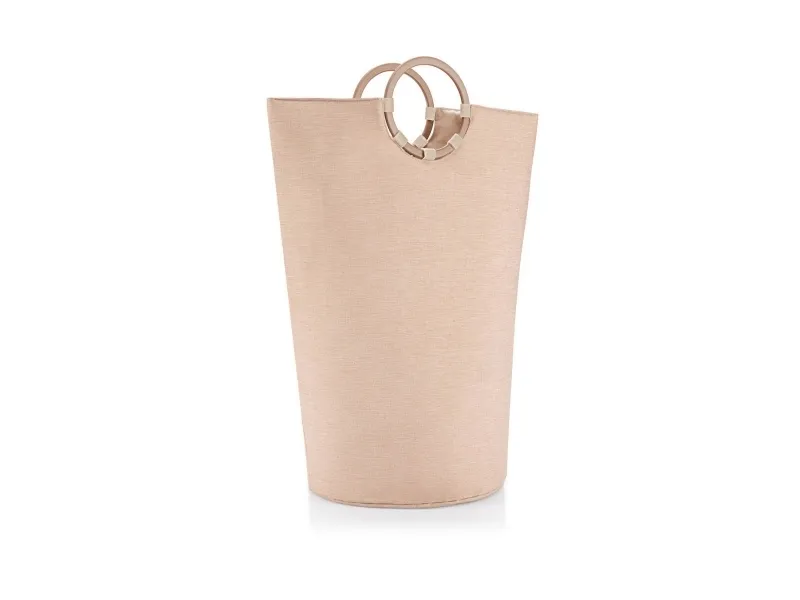 Reisenthel loophome L, Aluminium, Polyester, Kurv, Twist coffee, Monokromatisk, Indendørs, Rund