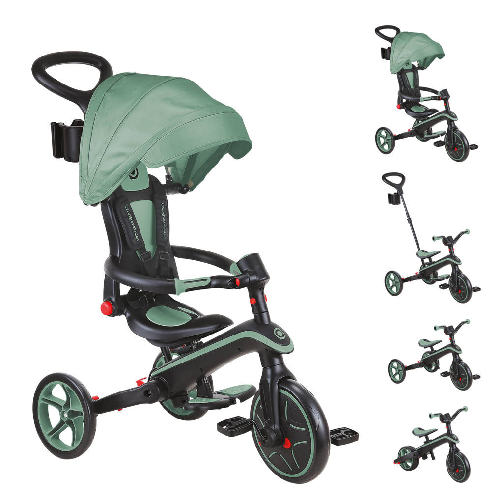Trike Foldable 4 in 1 Olive
