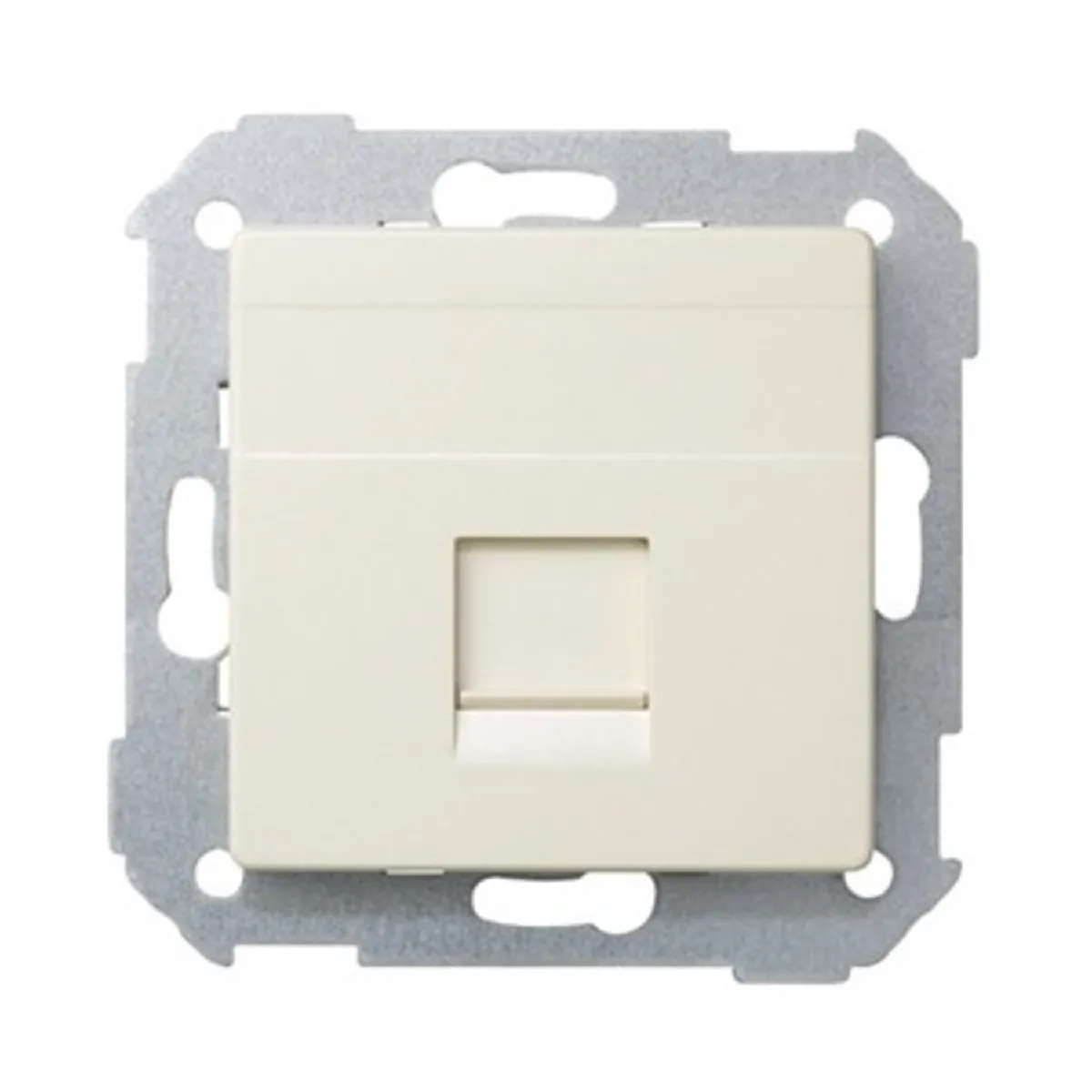 Ledkia Plaque Prise RJ45 Internet SIMON 82 82005 - Blanc