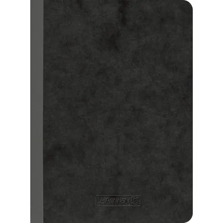 BRUNNEN Kladde A6 unlin 96Bl 90g Premium schwarz