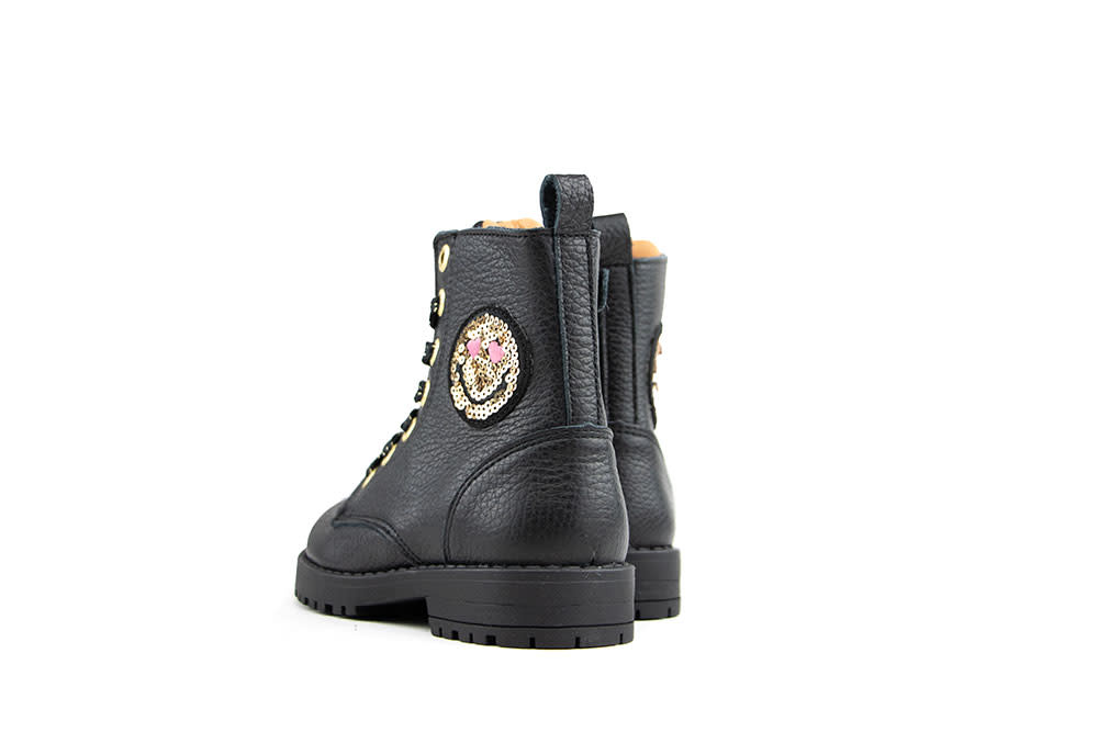 Develab Veterboot Smiley Black Nappa