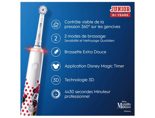 ORAL B - Oral-b junior - minnie mouse - brosse à dents électrique