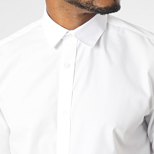 Chemise Manches Longues Victor Blanc