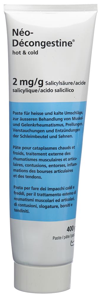 NEO DECONGESTINE hot & cold<br>400 g, Tube, Paste zur Anwendung auf der Haut