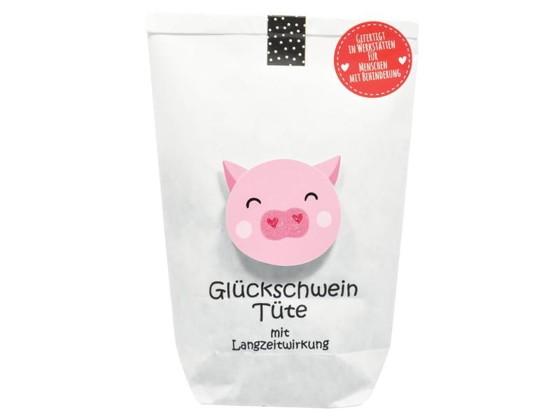 Wunderle Mitbringsel Wundertüte Glücksschwein Geschenktüte mit Glück