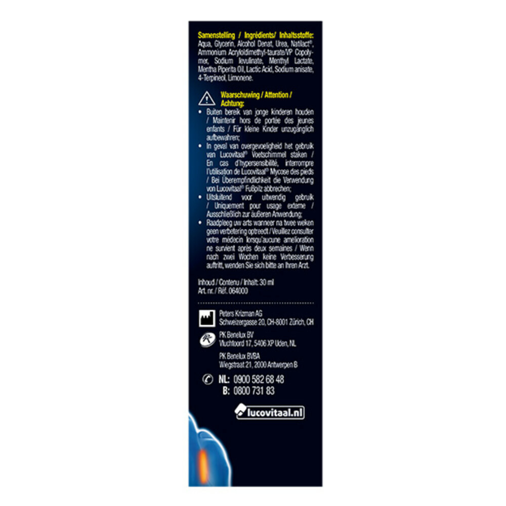 2x Lucovitaal Voetschimmel Zwemmerseczeem30 ml