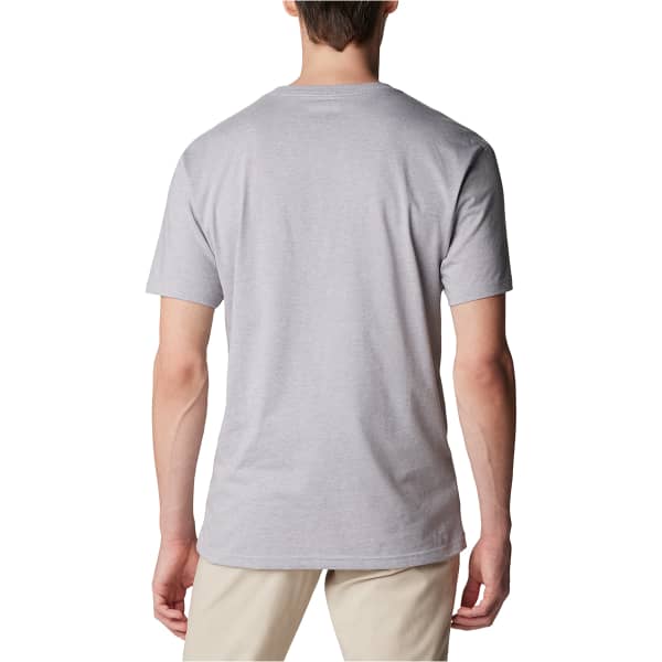 T-shirt COLUMBIA CSC BASIC LOGO TEE COLUMBIA GREY HEATHER/CSC RETRO LOGO