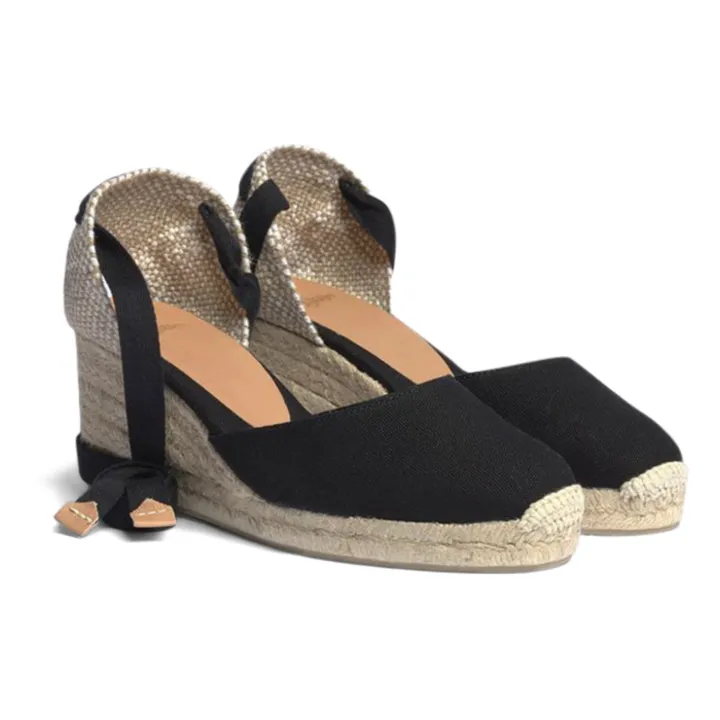 Castaner Espadrilles Carina 6 cm | Noir