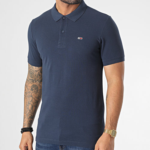 Polo Manches Courtes Slim Placket 5370 Bleu